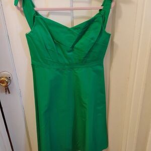 J. Crew Vibrant Green Mini Dress